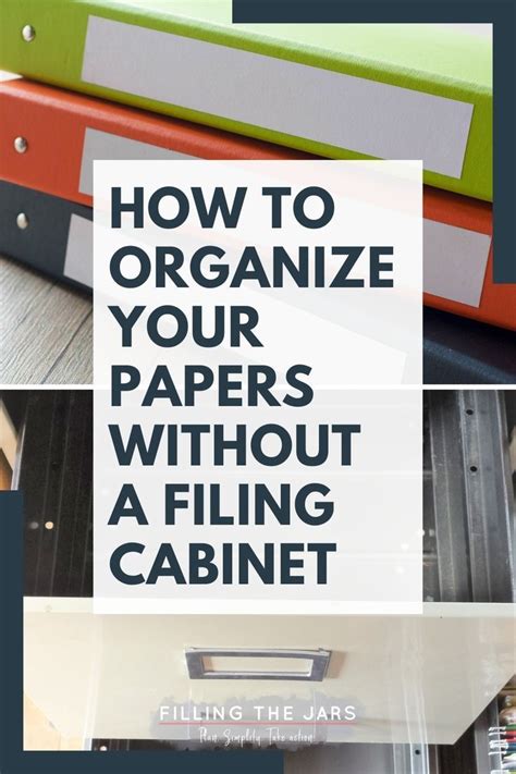 How To Organize Papers Without A Filing Cabinet 5 Simple Solutions