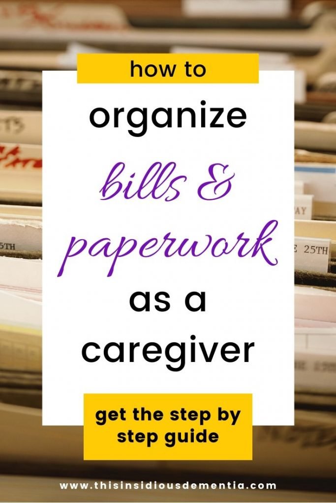 5 Tips Organize Bills