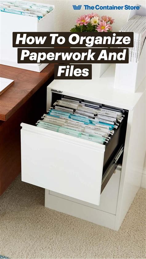 How To Organize Paperwork And Files Artofit