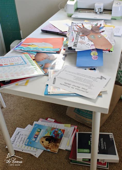 How To Organize Paperwork Part 6 Ideas For Storing Kids School Papers The Homes I Have Made