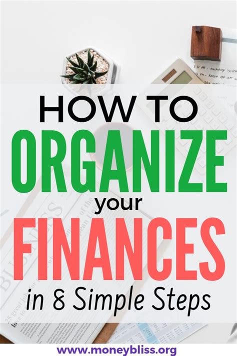 How To Organize Personal Finances In 8 Simple Steps Financial Binder