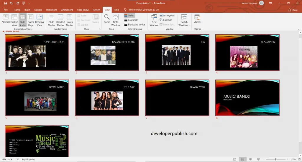 How To Organize Powerpoint Slides With Amp Quot Sections Amp Quot Youtube