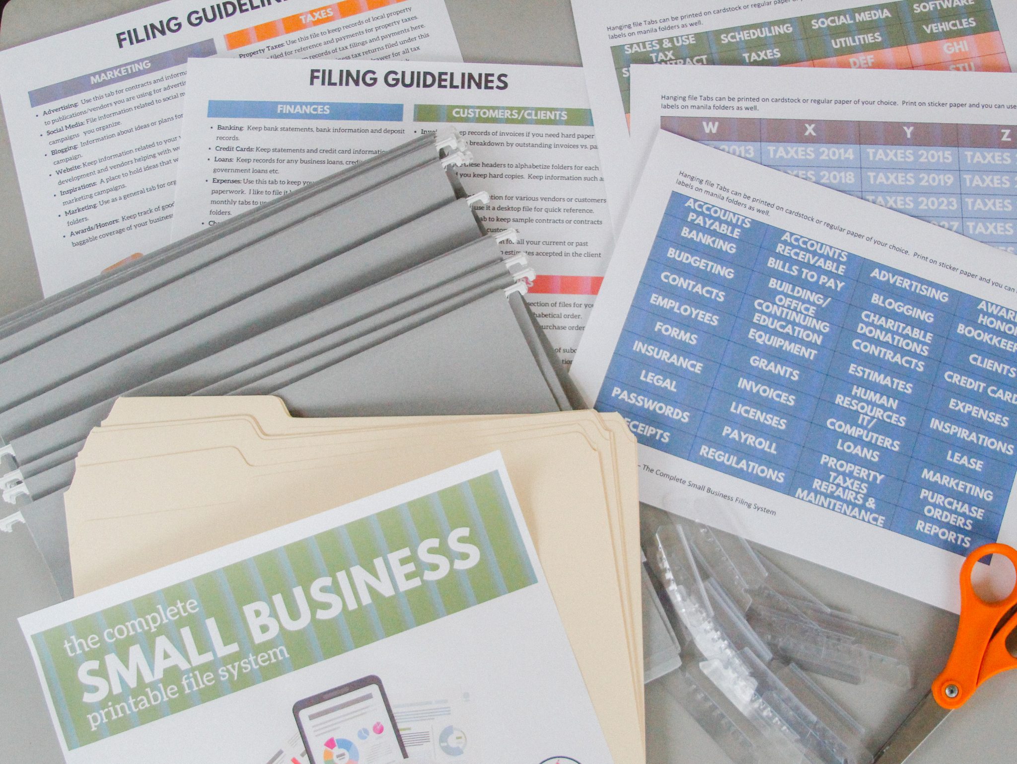 How To Organize Small Business Paper Work Livable Solutions