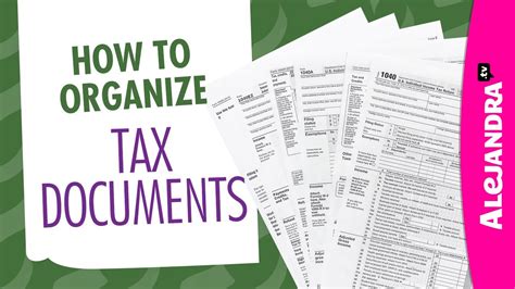 How To Organize Tax Documents Paperwork Receipts Part 7 Of 10