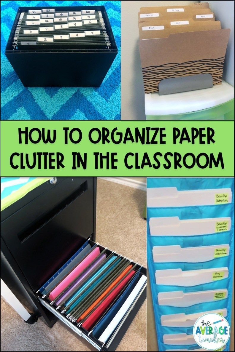 How To Organize Teacher Paperwork In The Classroom Bakpax Teacher Organization Classroom