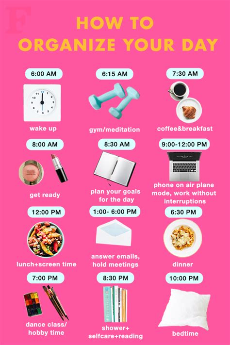 How To Organize Your Day Self Care Activities Self Improvement Tips