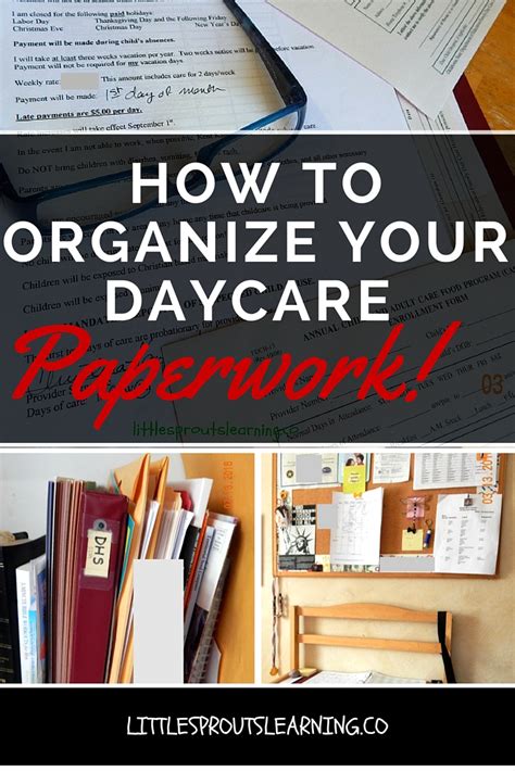 How To Organize Your Daycare Paperwork Little Sprouts Learning