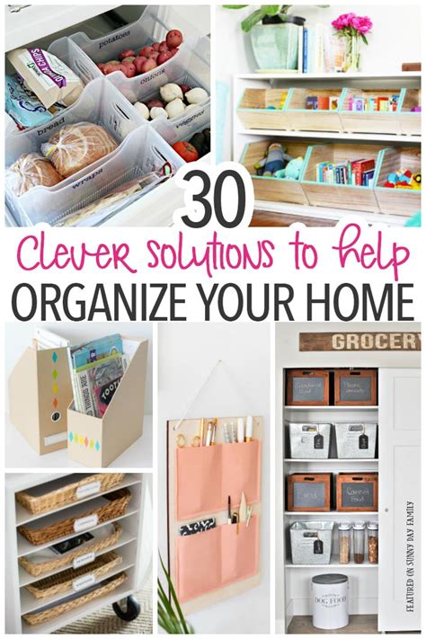 How To Organize Your Home 30 Organizing Ideas Organizing Moms