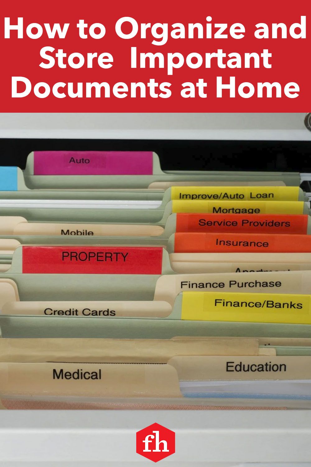 How To Organize Your Home Important Documents Scw