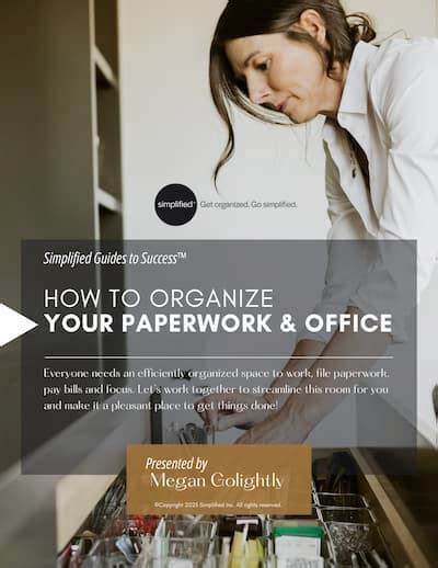 How To Organize Your Paperwork Office Simplified Inc