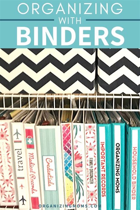 How To Organize Your Paperwork With Binders Binder Organization