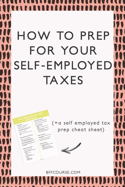 How To Prep For Your Self Employed Taxes A Survival Guide