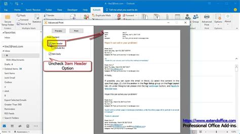 How To Print Outlook Emails Without Header Reliable Methods