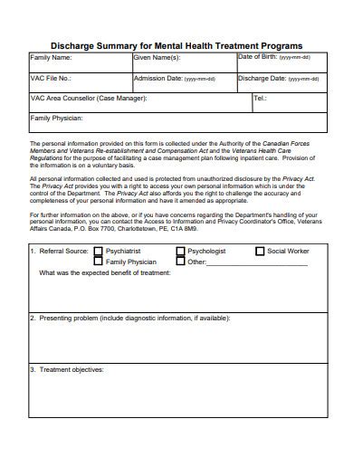 Understanding Mental Health Discharge Paperwork