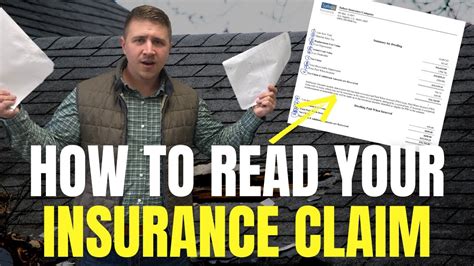 How To Read Your Roof Insurance Claim Paperwork Youtube