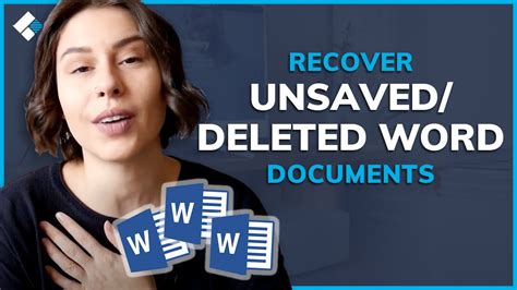 How To Recover Unsaved Or Deleted Word Files In Windows 10