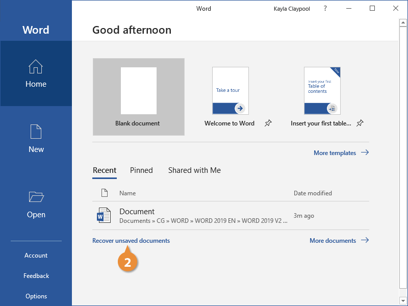 How To Recover Unsaved Word Document With A Video Guide