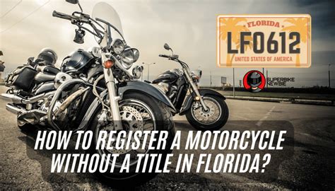 How To Register A Motorcycle Without A Title Legally