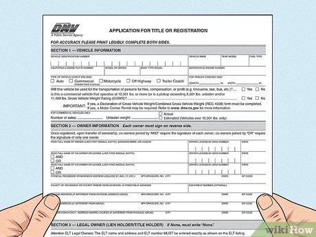 How To Register Your Out Of State Vehicle In California