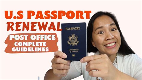 How To Renew A Us Passport Youtube