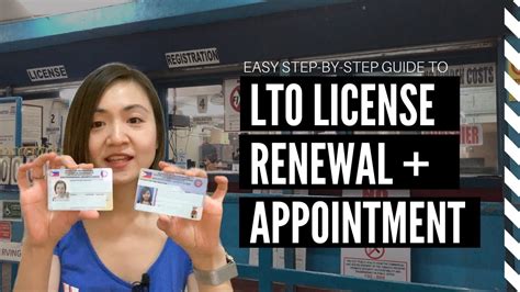 How To Renew Driver S License And Schedule Online Appointment Using Lto