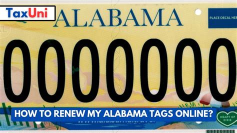 How To Renew My Alabama Tags Online