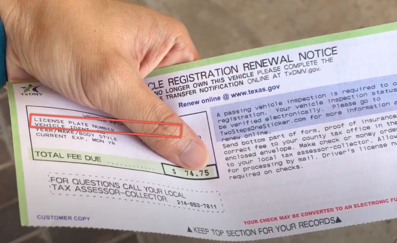 How To Renew Texas Car Registration Online