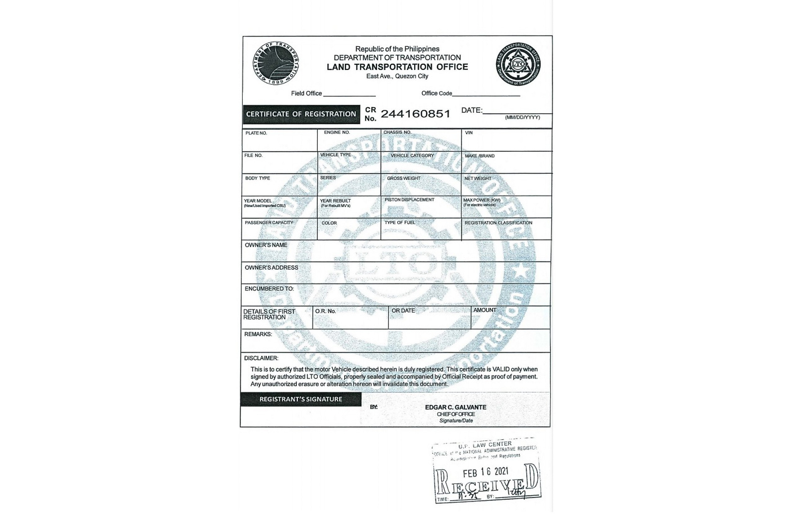 How To Renew Your Lto Registration Online