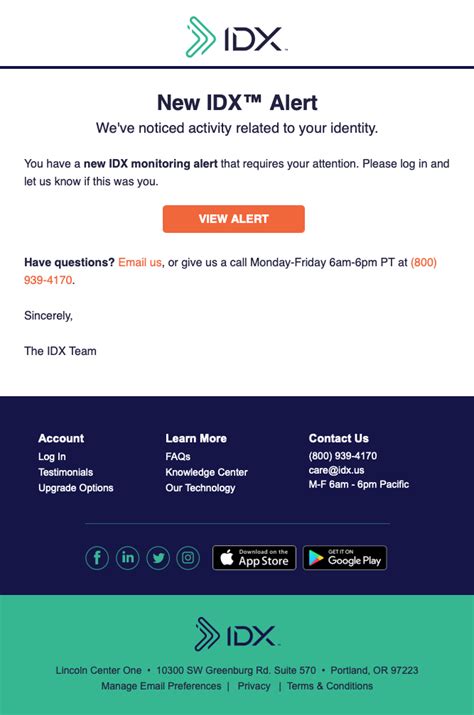 How To Respond To Idx Privacy And Identity Alerts Idx