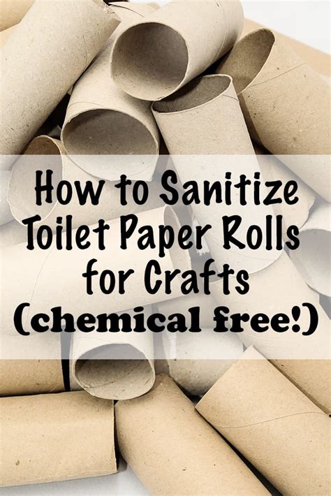 How To Sanitize Paper Rolls For Crafts How To Sanitize Toilet Paper