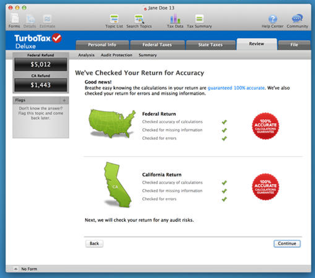 Save Turbotax as PDF Mac