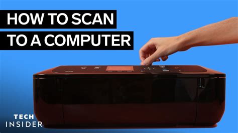 How To Scan A Document To Your Computer Youtube