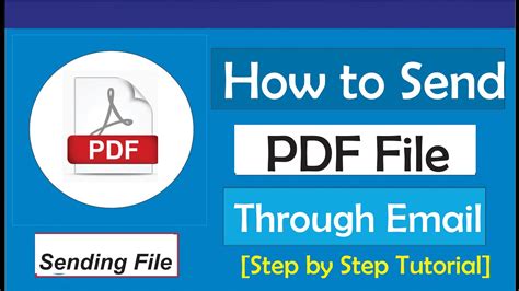 How To Send A Pdf File Through Email Youtube