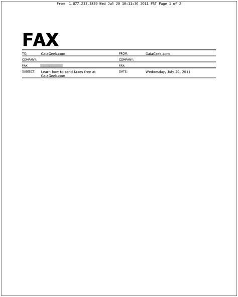 How To Send And Receive Faxes Online For Free Gaiageek