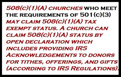 How To Set Up A Tax Exempt 508 C 1 A Faith Based Organization