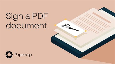 How To Sign A Pdf Document Papersign Youtube