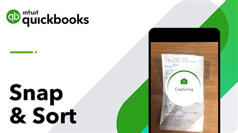 How To Snap And Sort Receipts Quickbooks Self Employed Youtube