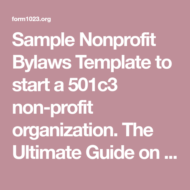 How To Start A 501C3 Ultimate Guide To Registering A 501C3 Nonprofit