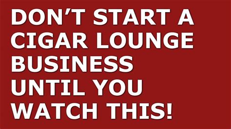 How To Start A Cigar Lounge Business Free Cigar Lounge Business Plan