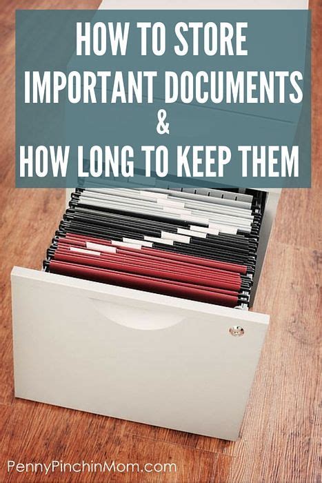 How To Store Important Documents Amp How Long To Keep Them Organizing Paperwork Documents