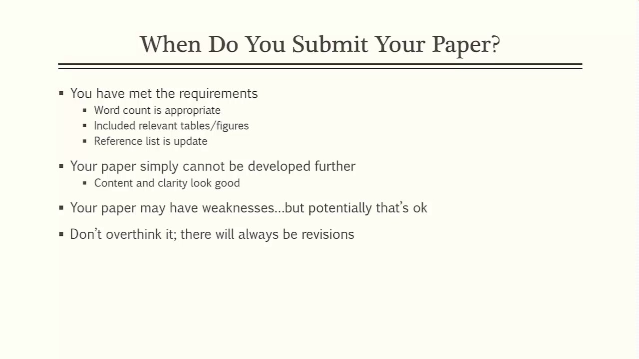 How To Submit Paperwork For Review Youtube