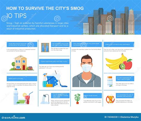 How To Survive Smog Infographic