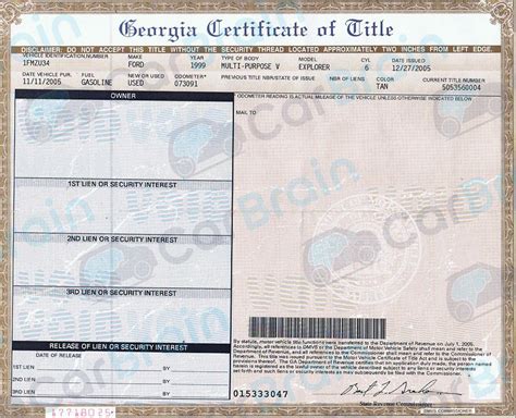 How To Transfer A Car Title In Ga How To Replace A Car Title In Ga