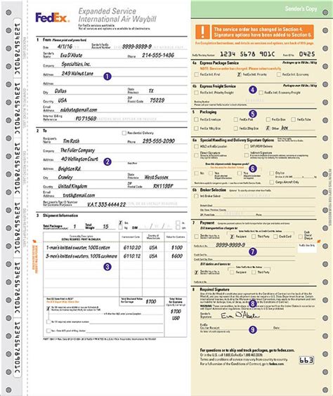 FedEx Paperwork Guide