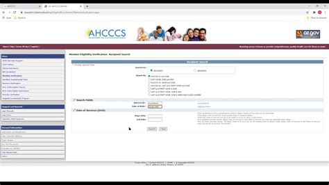 How To Verify An Ahcccs Member S Enrollment Using The Ahcccs Online