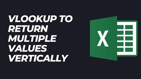 How To Vlookup And Return Multiple Values Vertically In Excel