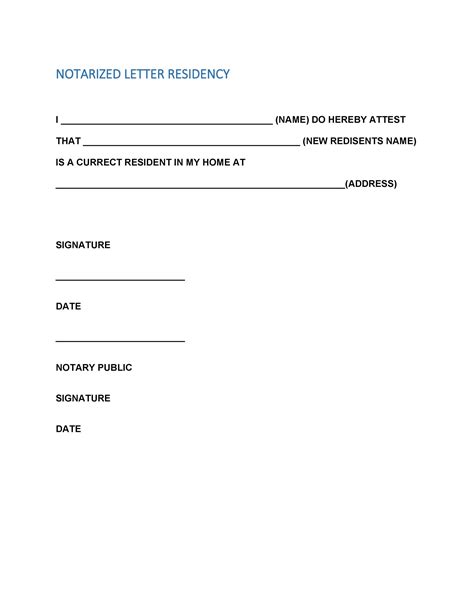 How To Write A Notarized Letter