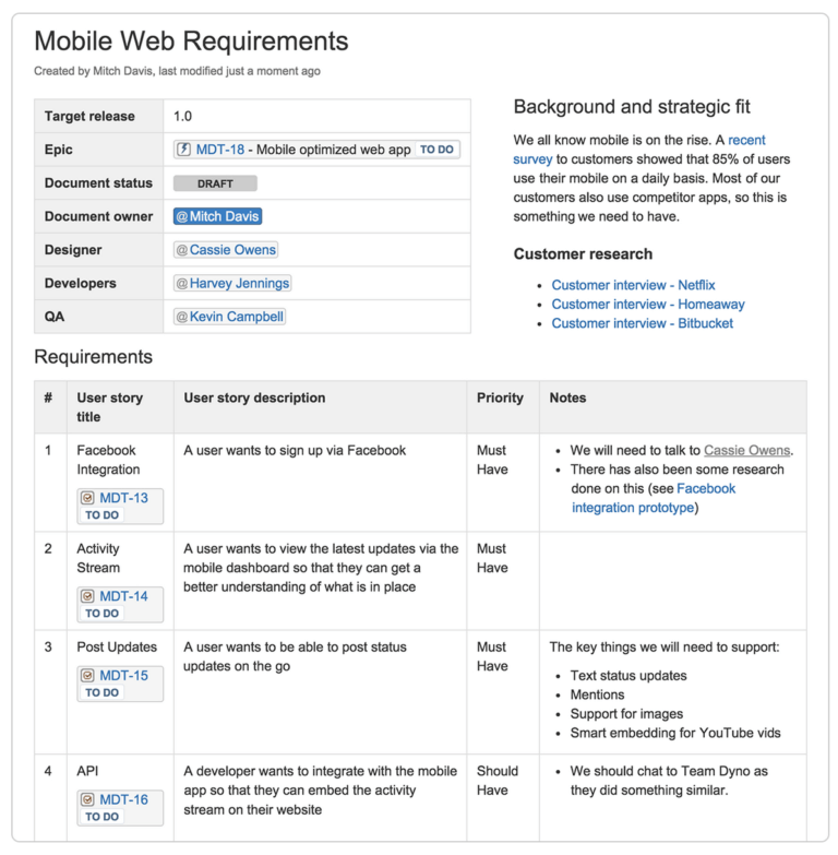 How To Write A Product Requirements Document