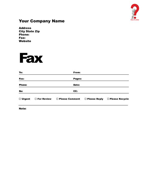 How To Write Professional Fax Cover Sheet Full Guide Howtowiki