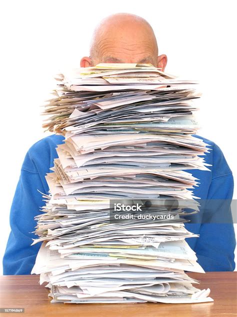 Huge Pile Of Paperwork Stock Photo Download Image Now Stack Paper Heap Istock